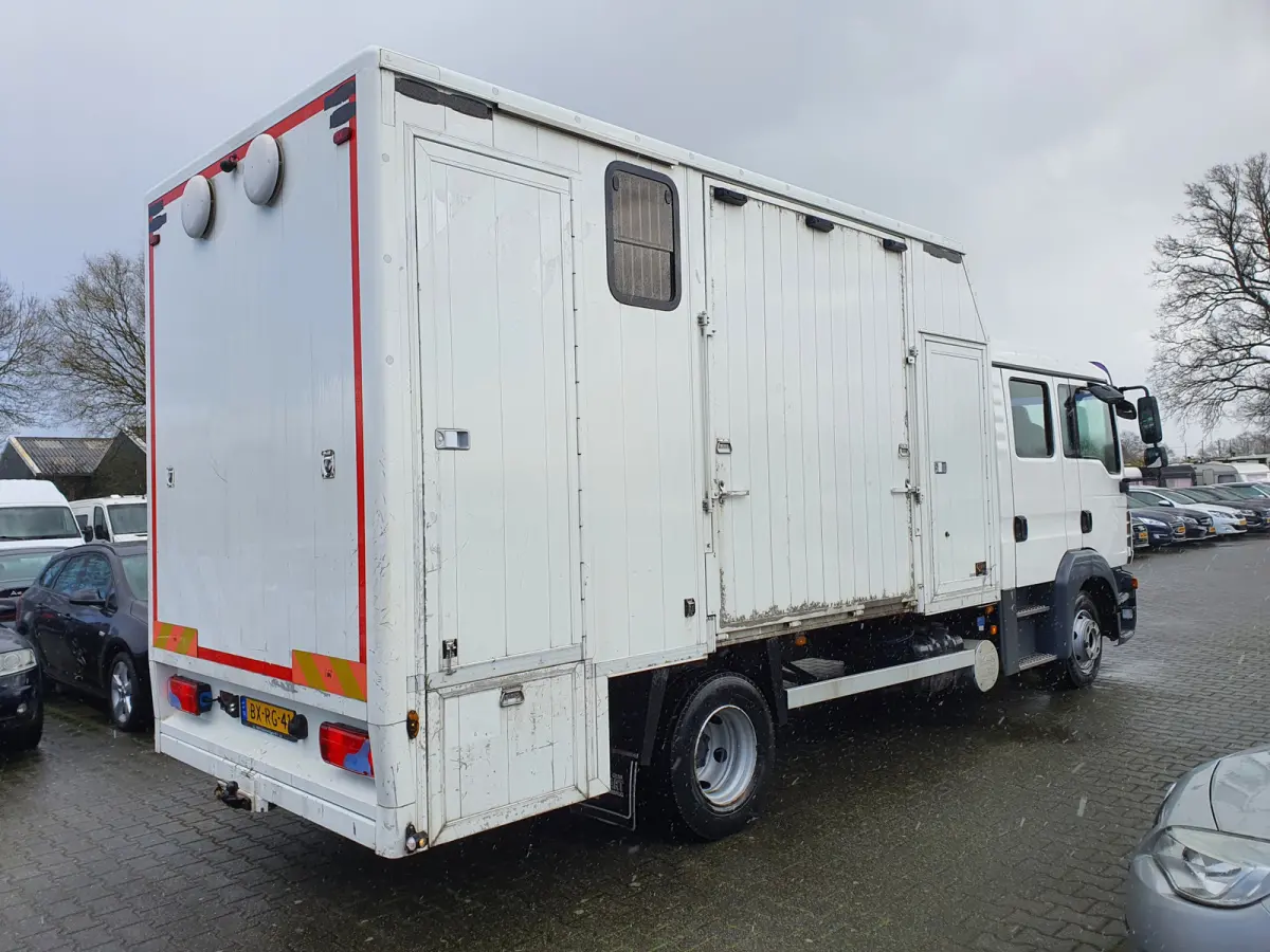 8.180 (5-pers) Aut. 4X2 BL EEV *PAARDEN (2) /HORSES (2) TRAILER* AUT. *PAARDEN TRAILER- PFERDETRANSPORTWAGEN - HORSES TRAILER* *lengte: 760cm l breedte:236cm l hoogte:325cm*