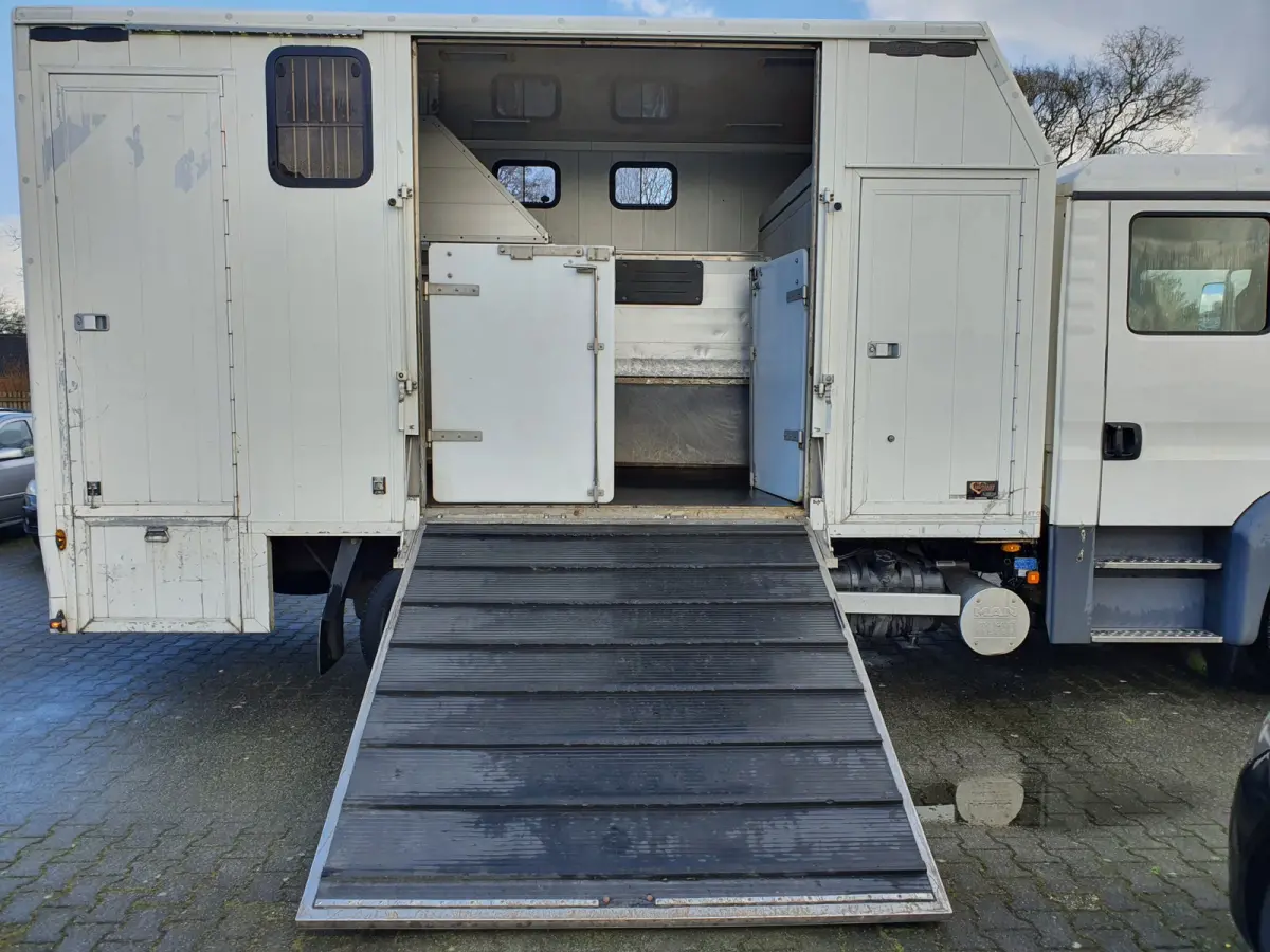 8.180 (5-pers) Aut. 4X2 BL EEV *PAARDEN (2) /HORSES (2) TRAILER* AUT. *PAARDEN TRAILER- PFERDETRANSPORTWAGEN - HORSES TRAILER* *lengte: 760cm l breedte:236cm l hoogte:325cm*