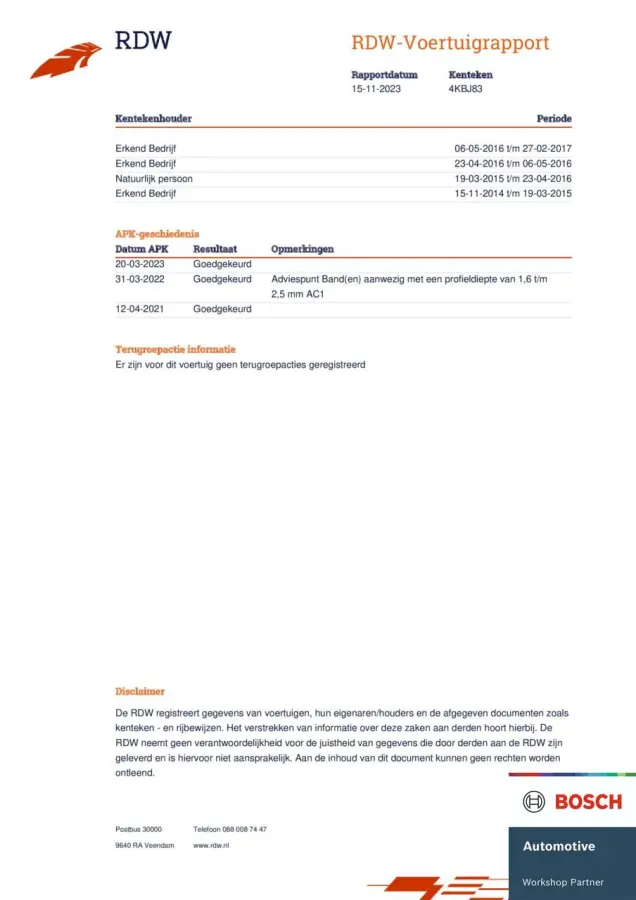1.6 THP AUTO IS IN NIEUWSTAAT