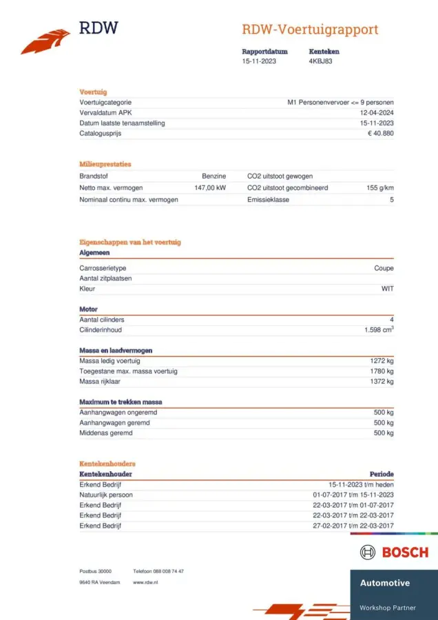 1.6 THP AUTO IS IN NIEUWSTAAT