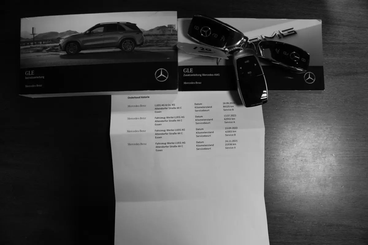 AMG 63 4MATIC+ TCT 9G*BTW*1ste Eig*Perfect MB Onderh.*Luchtvering ADS+/Sportuitlaat/Pano/Drivers Pack./EARS/DTR+Q/MBUX/3D Burmester/ACC/Elek. Trekhaak/Standkachel/HUD/Memorie/Multibeam LED/3