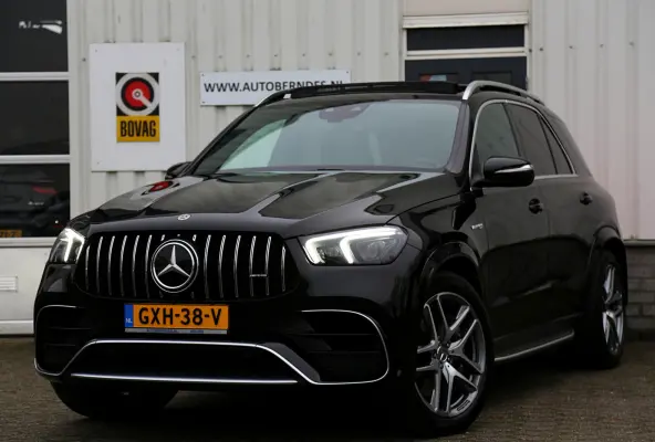 AMG 63 4MATIC+ TCT 9G*BTW*1ste Eig*Perfect MB Onderh.*Luchtvering ADS+/Sportuitlaat/Pano/Drivers Pack./EARS/DTR+Q/MBUX/3D Burmester/ACC/Elek. Trekhaak/Standkachel/HUD/Memorie/Multibeam LED/3