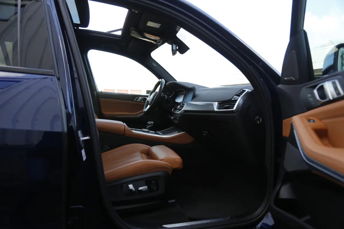 xDrive45e High Executive Plug in hybride*Perfect BMW Onderh.*1ste Eig.*BTW*Luchtvering/Panodak/ACC/Individual interieur/H&K/HUD/Sfeer/Memorie/Dodehoek/Stoelkoeling/Stoelverw./LED/Apple Carpl