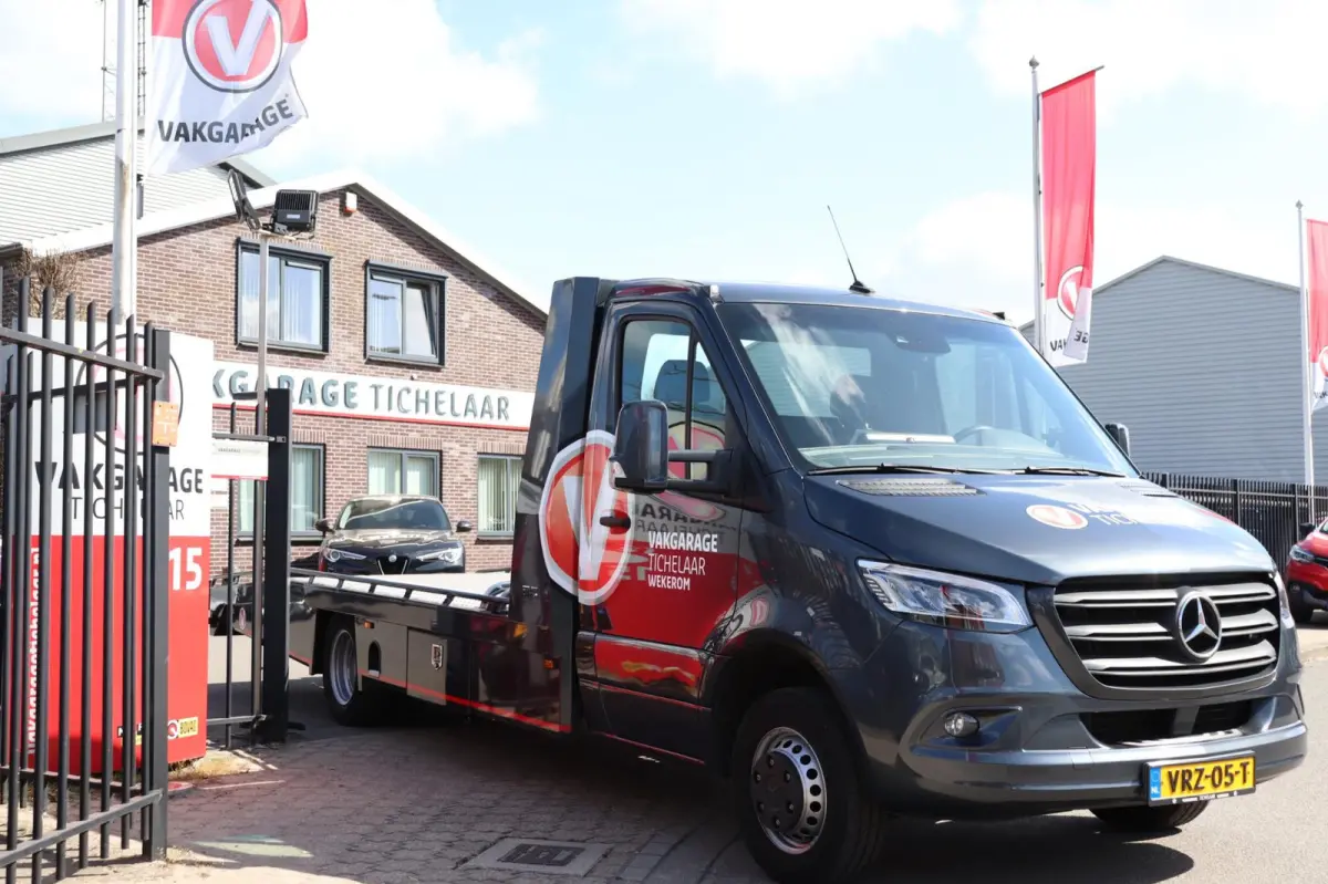 519 1.9 CDI L3 Tijhof | OPRIJWAGEN | Luchtvering | Lier | Trekhaak | Breed Navi | CarPlay | Geveerde Stoel
