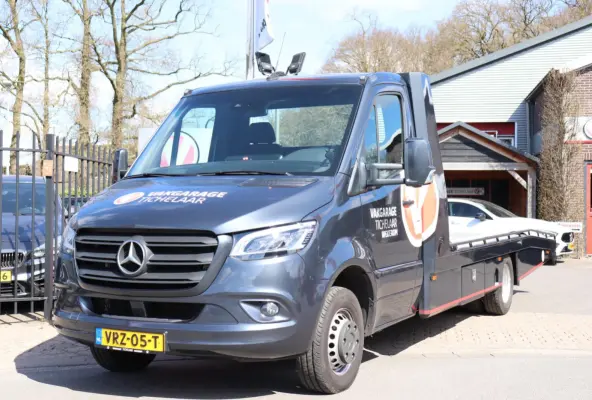 519 1.9 CDI L3 Tijhof | OPRIJWAGEN | Luchtvering | Lier | Trekhaak | Breed Navi | CarPlay | Geveerde Stoel