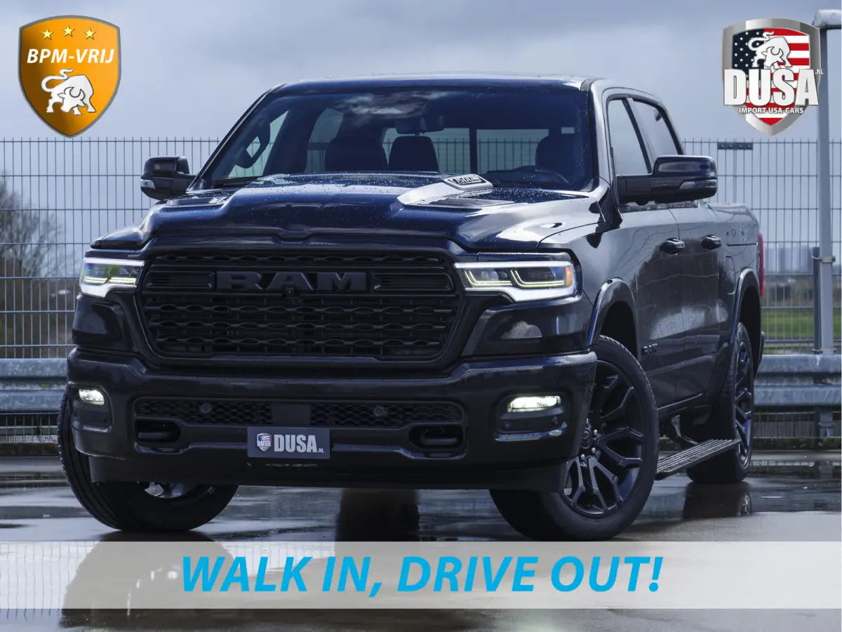 1500 | Limited | Night | 3.0L Twin-Turbo I6 | High Output | RAMBOX Passenger Display | 14,4 Touch Screen | INCL BPM-VOORDEEL Getoonde accessoires zijn verkrijgbaar tegen meerprijs