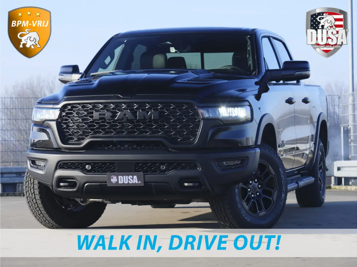 | 1500 | Rebel | Premium | 4x4 | Crew Cab | 3.0L Twin-turbo I6 | BPM-VRIJ 10,2 inch Passenger Screen | Harman Kardon | Getoonde accessoires zijn verkrijgbaar tegen meerprijs