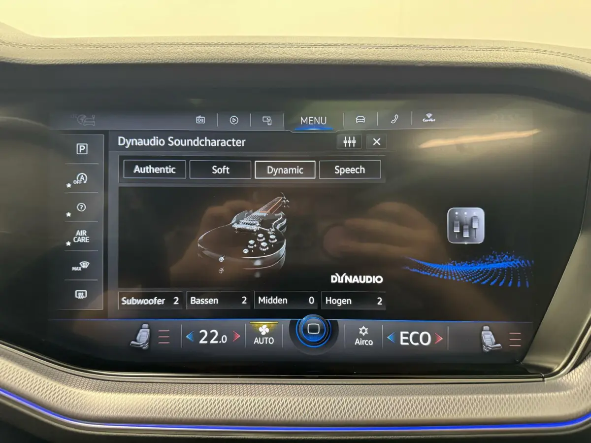 3.0 TSi DSG R-Line 4Motion Navigatie-Pano-Elektr.Trekhaak-Achterasbesturing-Adapt.Cr.Contr-Carplay-Clima-Camera-Stoel/Stuurverwarming-Luchtvering-Headup
