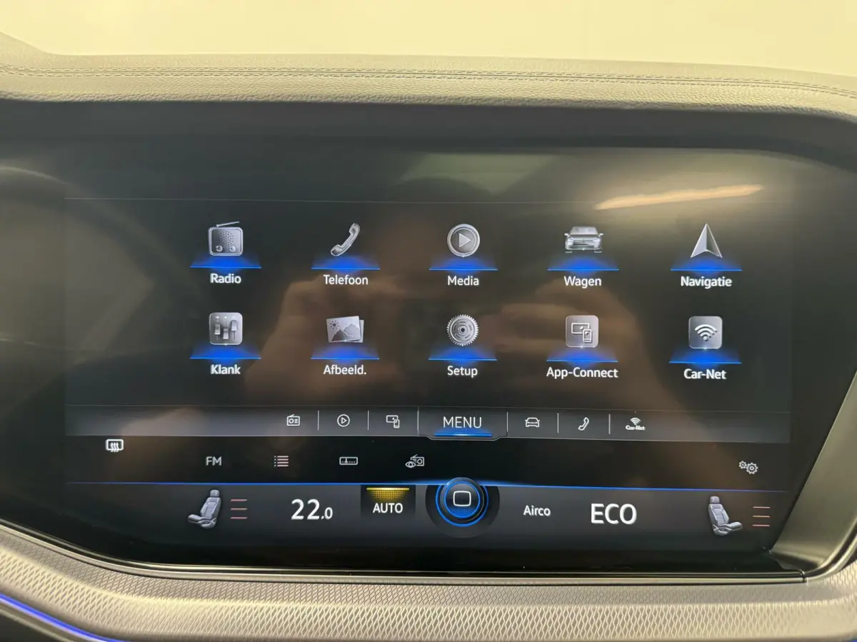 3.0 TSi DSG R-Line 4Motion Navigatie-Pano-Elektr.Trekhaak-Achterasbesturing-Adapt.Cr.Contr-Carplay-Clima-Camera-Stoel/Stuurverwarming-Luchtvering-Headup
