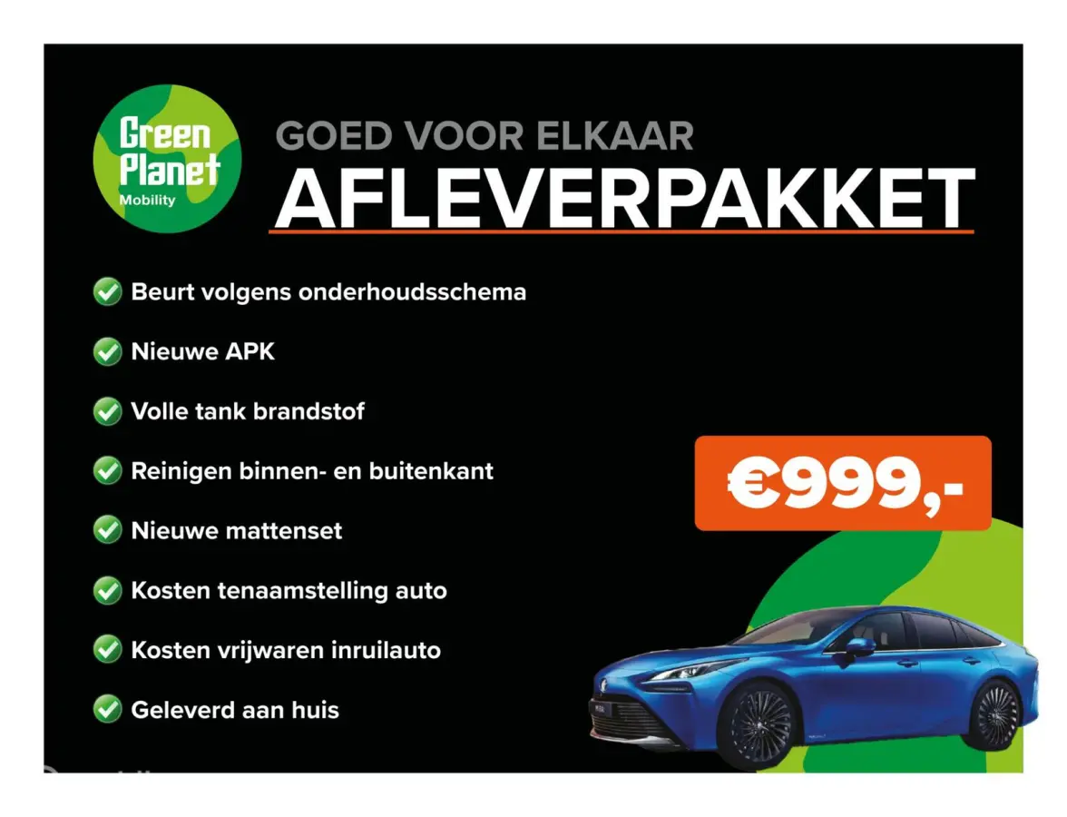 FCEV Executive - €699/mnd INCLUSIEF WATERSTOF!