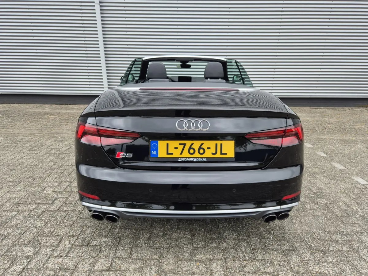 3.0 TFSI S5 quattro Virtueel ,B&O,Alarm kl.5, airco,cruise,navigatie,360 camera,stoelverwarming,parkcontrol,