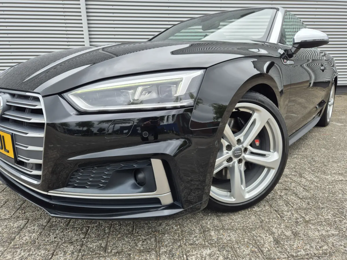 3.0 TFSI S5 quattro Virtueel ,B&O,Alarm kl.5, airco,cruise,navigatie,360 camera,stoelverwarming,parkcontrol,