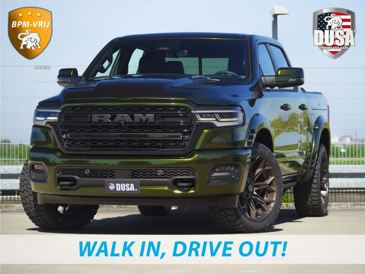 | 1500 | Limited | 3.0L Twin-Turbo I6 | High Output | BPM-VRIJ Passenger Display | 14,4 Touch Screen | Harman Kardon | RAMBOX Getoonde accessoires zijn verkrijgbaar tegen meerprijs