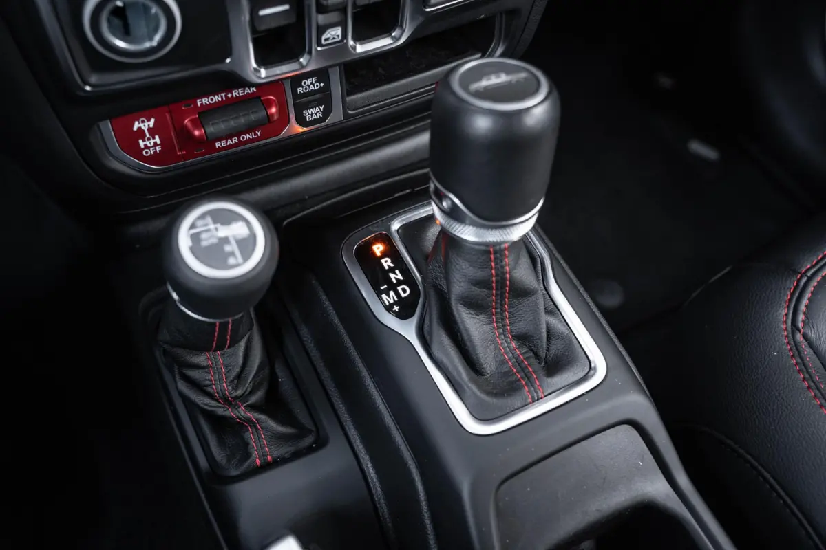 3.6 V6 285 pk Rubicon Grijs Kenteken 2-Zits Navi Leder Zwart, Adapt. Cruise, Targa Dak, Trekhaak, Uniek