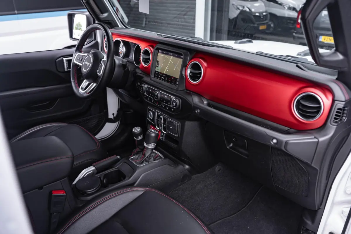 3.6 V6 285 pk Rubicon Grijs Kenteken 2-Zits Navi Leder Zwart, Adapt. Cruise, Targa Dak, Trekhaak, Uniek