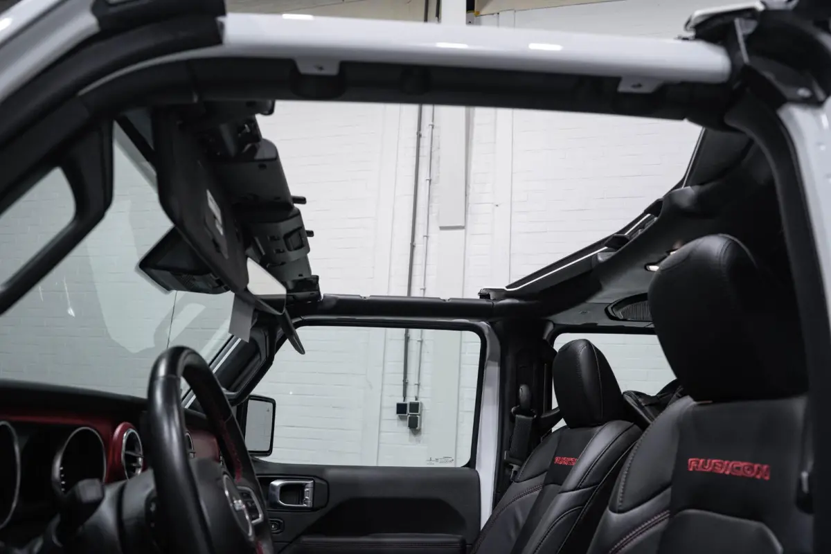 3.6 V6 285 pk Rubicon Grijs Kenteken 2-Zits Navi Leder Zwart, Adapt. Cruise, Targa Dak, Trekhaak, Uniek
