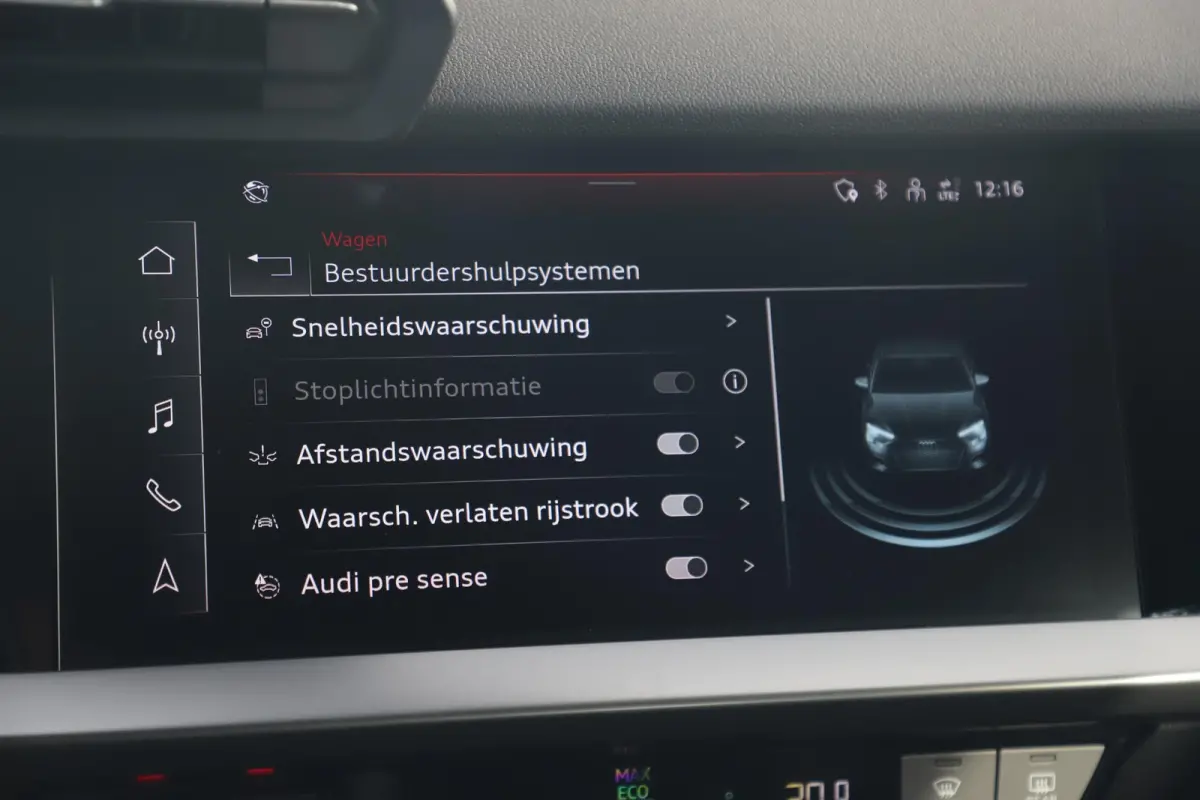 30 TFSI S Line Sport edition Automaat Virtual Cockpit LED Matrix S Sportstoelen Half Leder Navigatie Clima Cruise Lane Assist Parkeersensor
