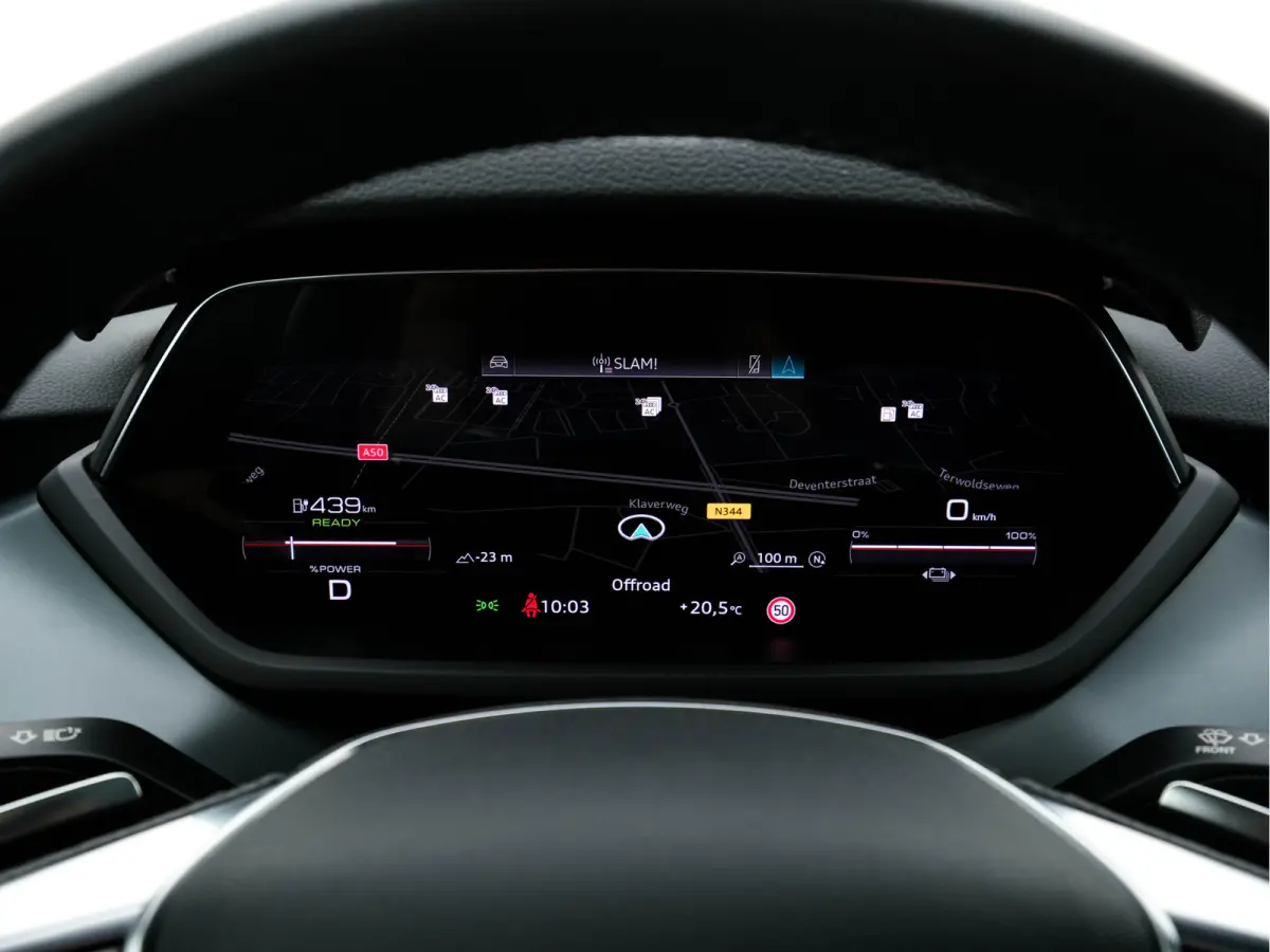 93 kWh Quattro (3-Fase-11 kW) {SOH-93%} (INCL-BTW) *HEATPUMP | PANO | FULL-LED | LEATHER | AUDI-SOUND | DIGI-COCKPIT | NAVI-FULLMAP | HEATED-SPORTSEATS | TOPVIEW | DAB | KEYLESS | LANE-ASSIS
