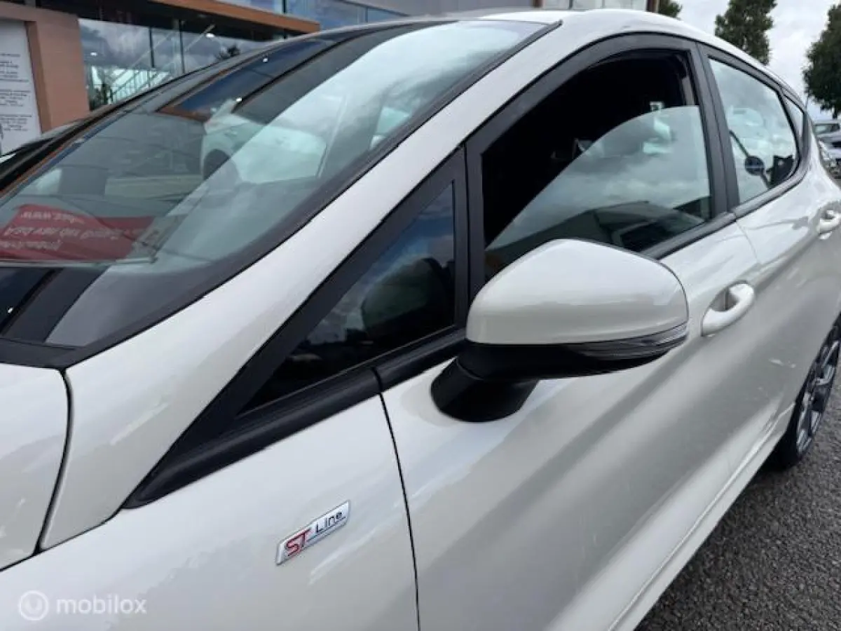1.0 Hybrid 125pk ST-Line X Mooie luxe uitvoering , Navigatie , Camera achter , Parkeerhulp voor & Achter , Stoel en Stuur verwarming , ST line uitvoering , Velgen
