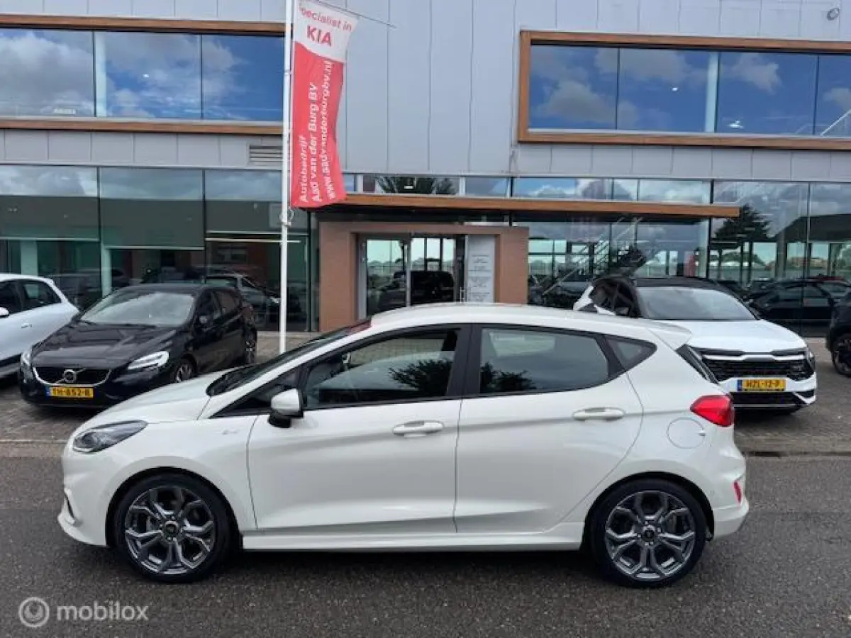 1.0 Hybrid 125pk ST-Line X Mooie luxe uitvoering , Navigatie , Camera achter , Parkeerhulp voor & Achter , Stoel en Stuur verwarming , ST line uitvoering , Velgen