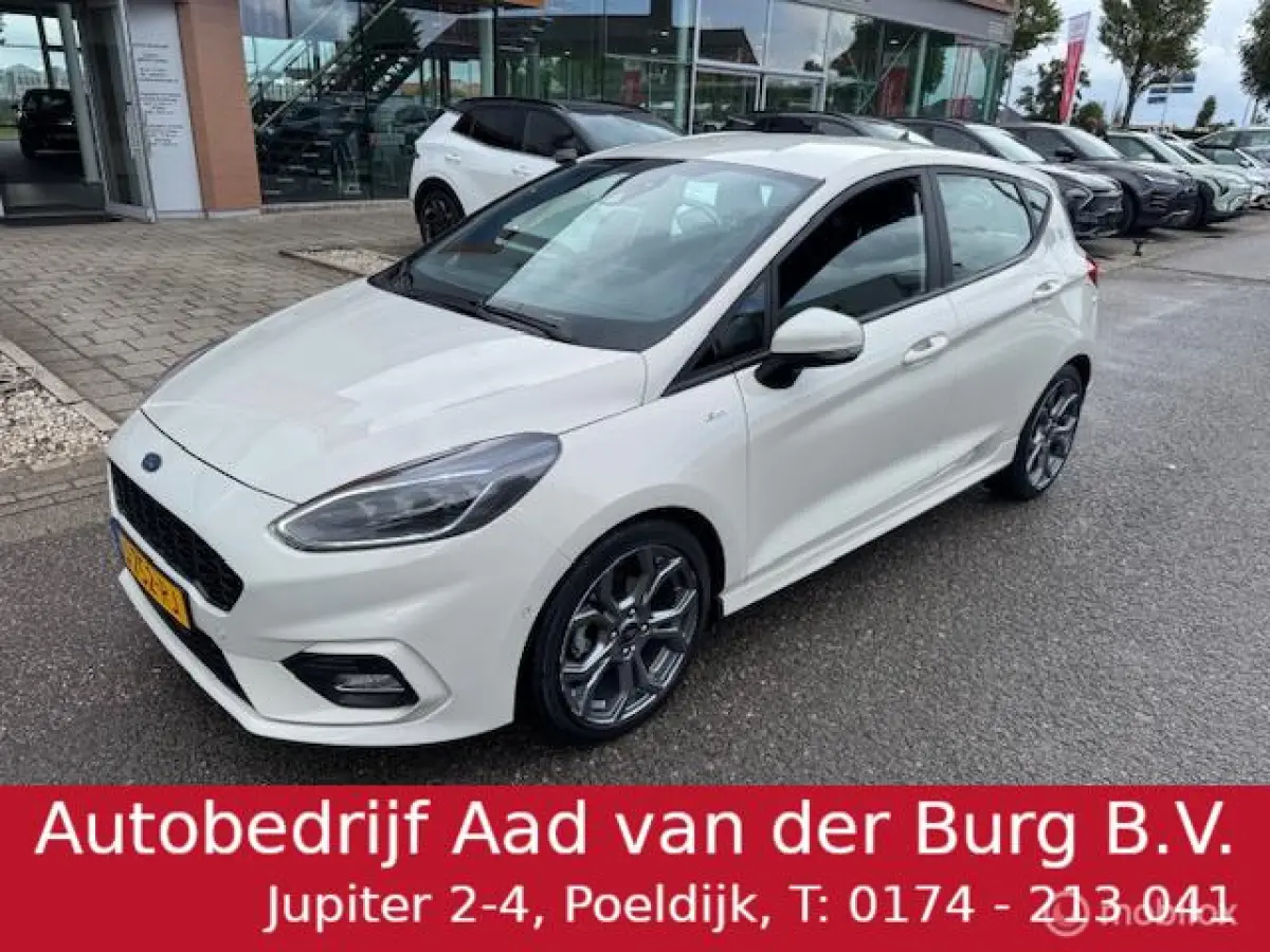 1.0 Hybrid 125pk ST-Line X Mooie luxe uitvoering , Navigatie , Camera achter , Parkeerhulp voor & Achter , Stoel en Stuur verwarming , ST line uitvoering , Velgen