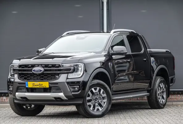 Wildtrak (Incl. BPM) 2.3PHEV 280Pk Aut. | Plug In Hybride | Double Cab | 5-Persoons | 3.500Kg trekgewicht | Trekhaak | Elek. Rollertop | 18'' | Agate Black