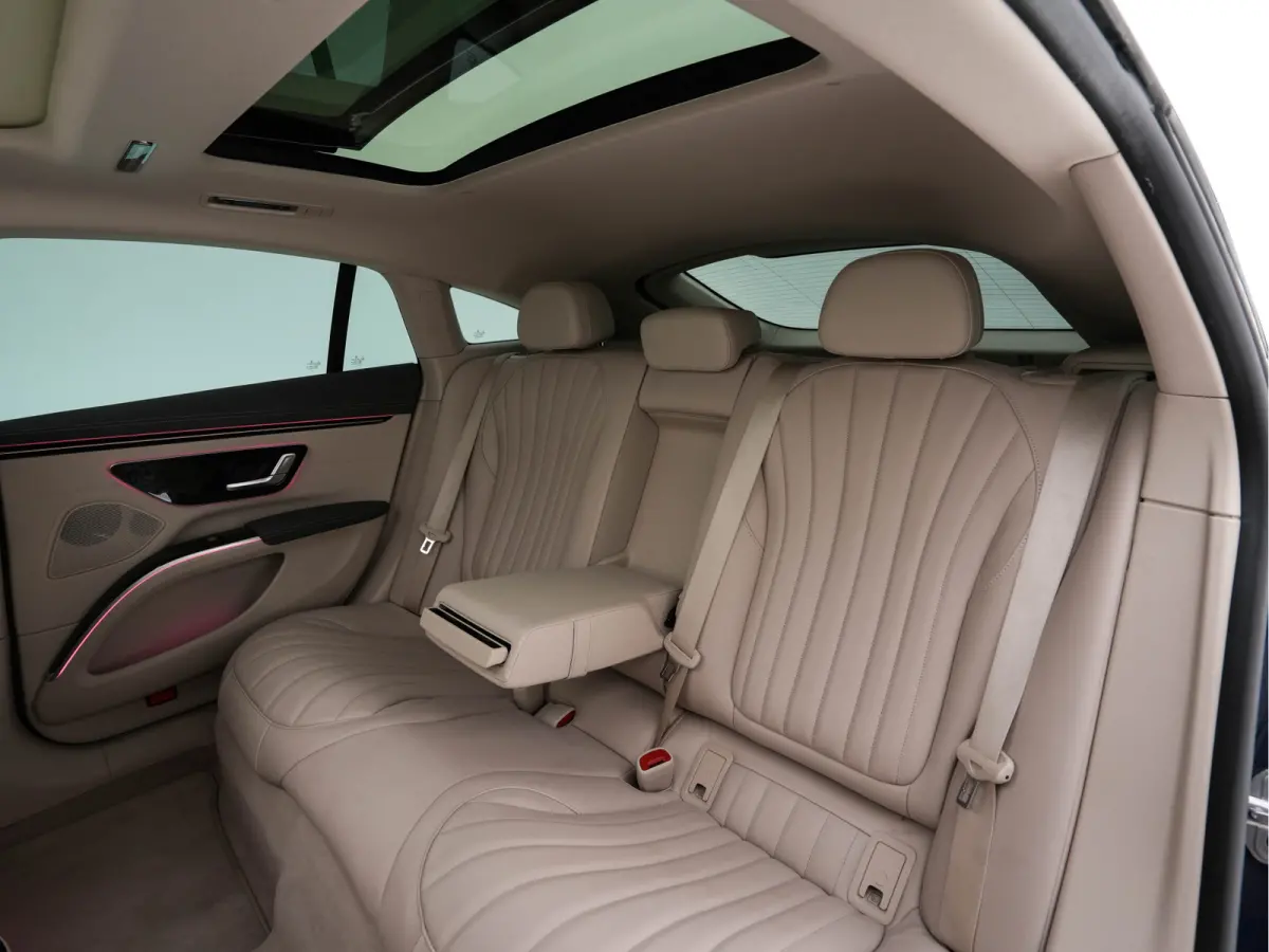350 Business Line 90 kWh {SOH-100%} [3-Fase-11kW] (INCL-BTW) Aut. *PANO | LEATHER | FULL-LED | MEMORY-PACK | HEATED-COMFORTSEATS | DIGI-COCKPIT | CAMERA | AMBIENT-LIGHT | NAVI-FULLMAP | BLIN