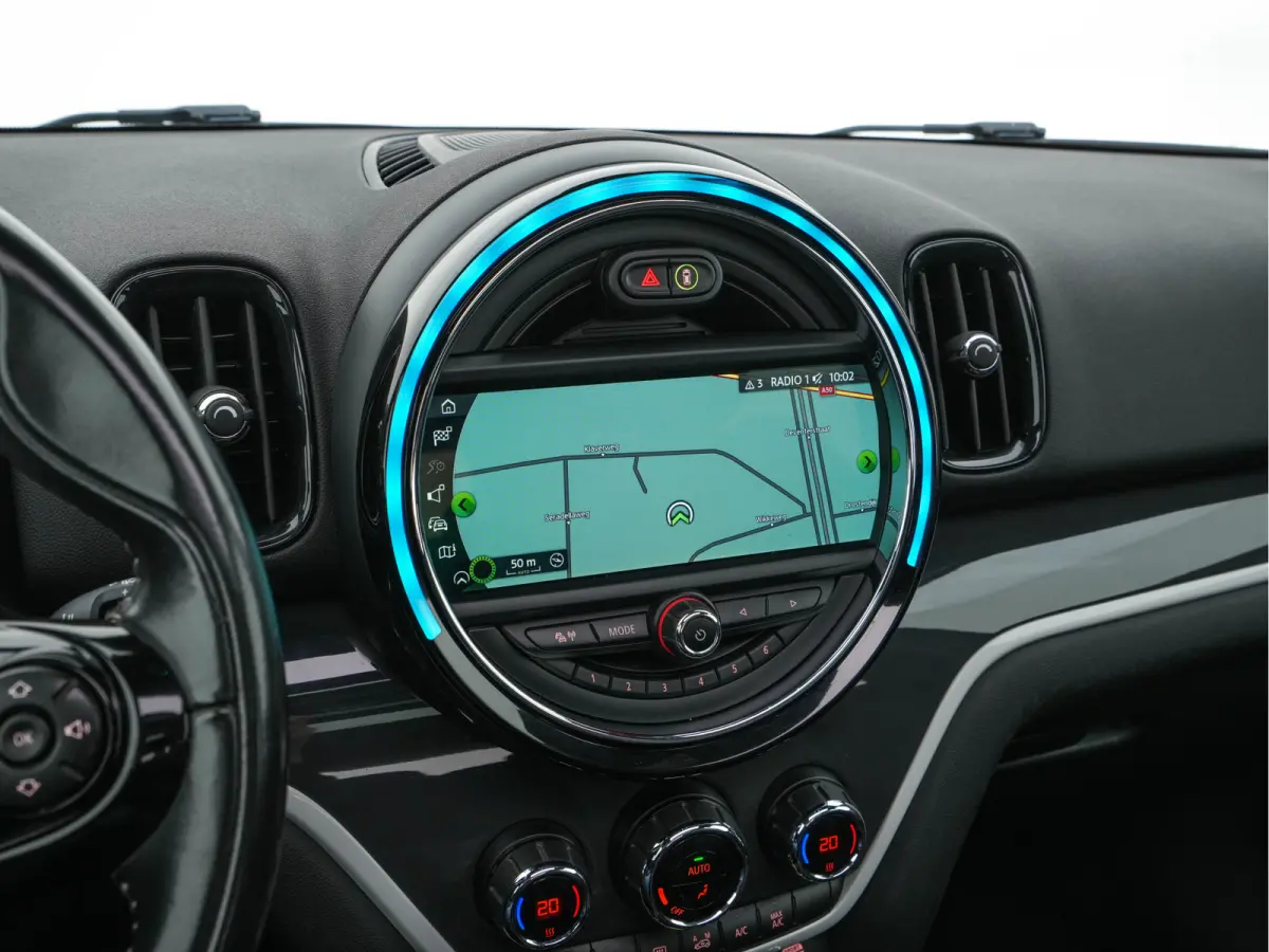 Mini 2.0 Cooper ALL4 Chili Plug-In (INCL-BTW) Aut. *PANO | LEATHER-FABRIC | FULL-LED | SPORT-SEATS | KEYLESS | NAVI-FULLMAP | ECC | AMBIENT-LIGHT | PDC | CRUISE | 18''ALU*