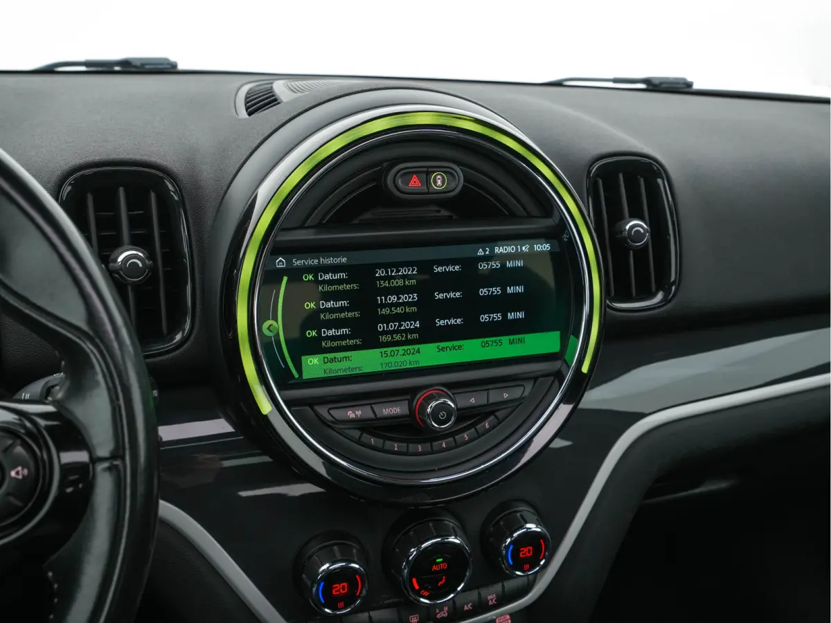 Mini 2.0 Cooper ALL4 Chili Plug-In (INCL-BTW) Aut. *PANO | LEATHER-FABRIC | FULL-LED | SPORT-SEATS | KEYLESS | NAVI-FULLMAP | ECC | AMBIENT-LIGHT | PDC | CRUISE | 18''ALU*