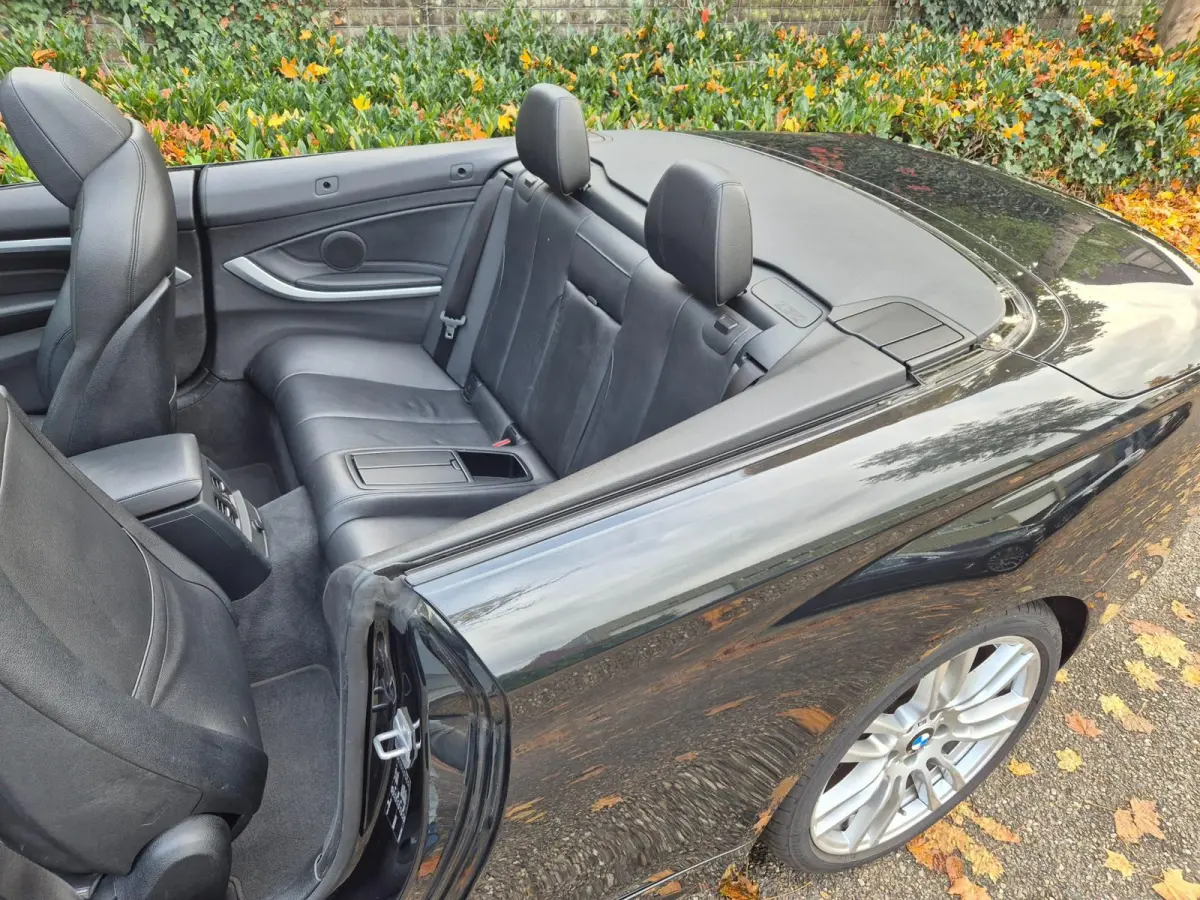 420i M Sport High Executive Cabrio Dig. Dash Apple CarPlay Elek.Stoelen Nbt Evo GR Navi Leder Zwart NAP