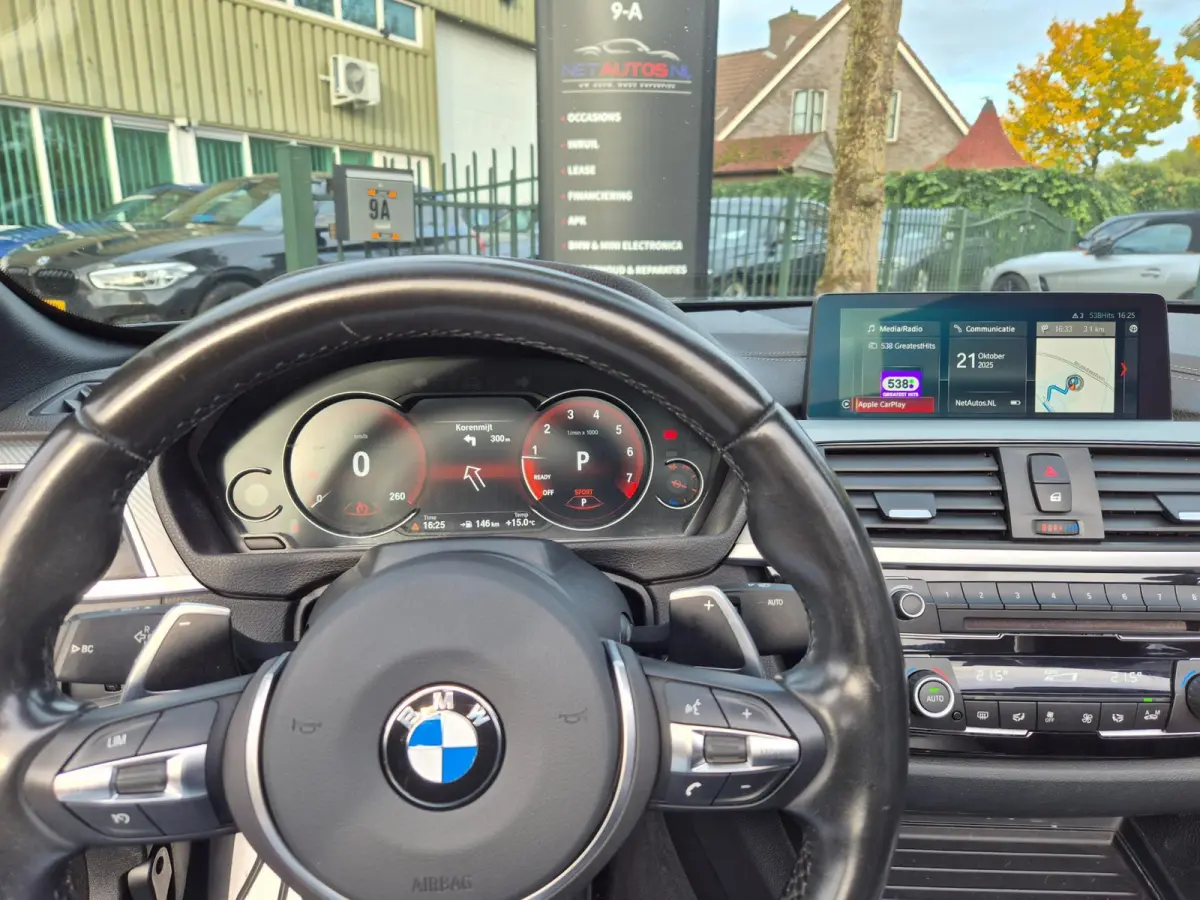 420i M Sport High Executive Cabrio Dig. Dash Apple CarPlay Elek.Stoelen Nbt Evo GR Navi Leder Zwart NAP