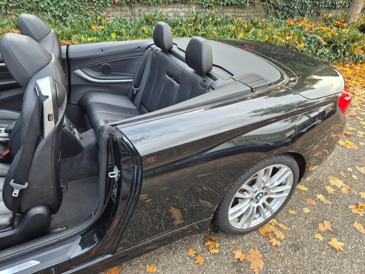 420i M Sport High Executive Cabrio Dig. Dash Apple CarPlay Elek.Stoelen Nbt Evo GR Navi Leder Zwart NAP