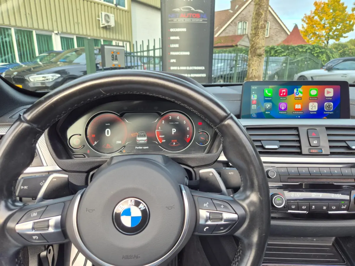 420i M Sport High Executive Cabrio Dig. Dash Apple CarPlay Elek.Stoelen Nbt Evo GR Navi Leder Zwart NAP