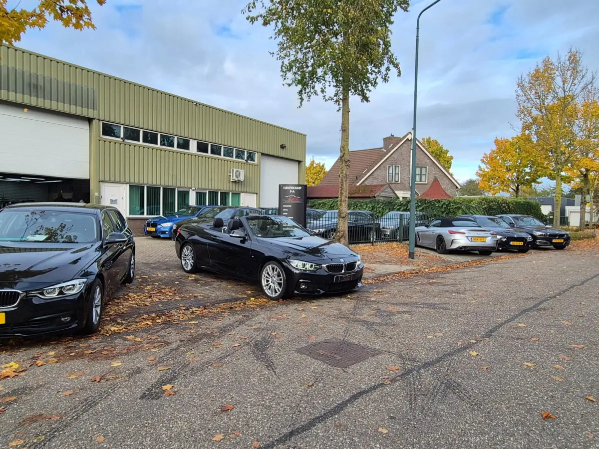 420i M Sport High Executive Cabrio Dig. Dash Apple CarPlay Elek.Stoelen Nbt Evo GR Navi Leder Zwart NAP