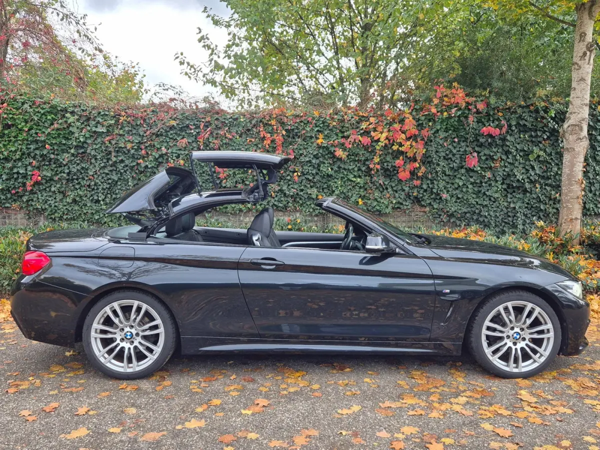 420i M Sport High Executive Cabrio Dig. Dash Apple CarPlay Elek.Stoelen Nbt Evo GR Navi Leder Zwart NAP