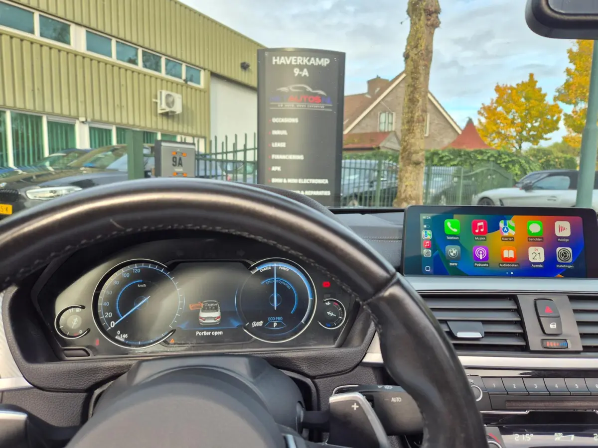 420i M Sport High Executive Cabrio Dig. Dash Apple CarPlay Elek.Stoelen Nbt Evo GR Navi Leder Zwart NAP