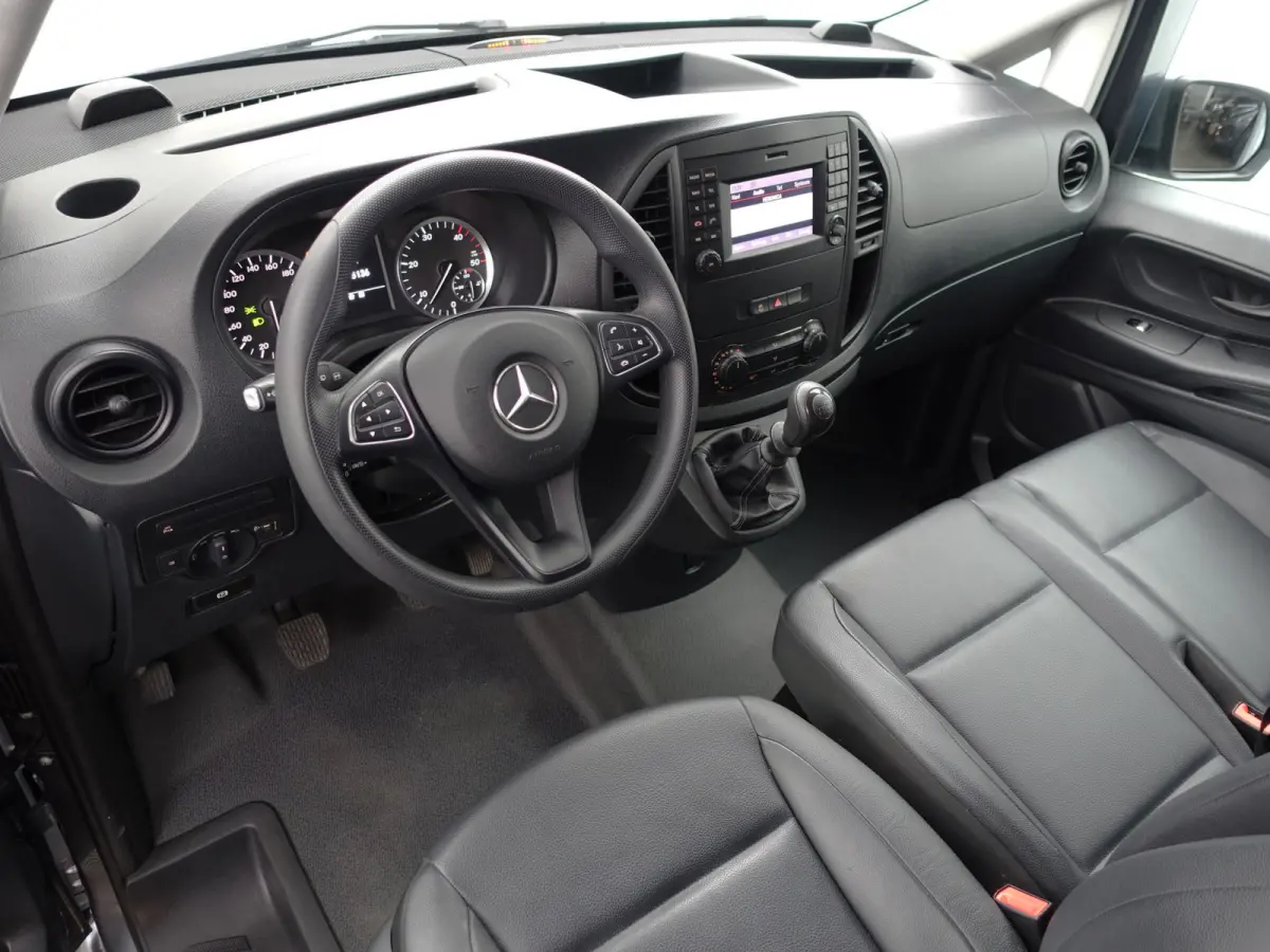 116 CDI XL AMG Night Edition- 3 Pers, Leder, Stoelverwarming, Park Assist, Cruise, Clima, Sidebars