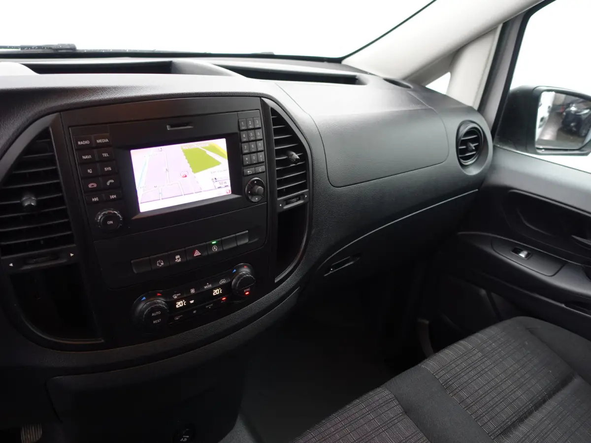 114 CDI Lang Ambition Aut- 3 Pers, Navi, Clima, Camera, Cruise, Dynamic Select, Grijs Kenteken