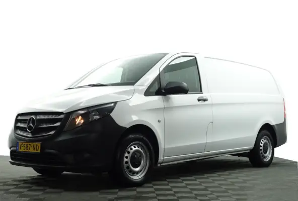 114 CDI Lang Ambition Aut- 3 Pers, Navi, Clima, Camera, Cruise, Dynamic Select, Grijs Kenteken