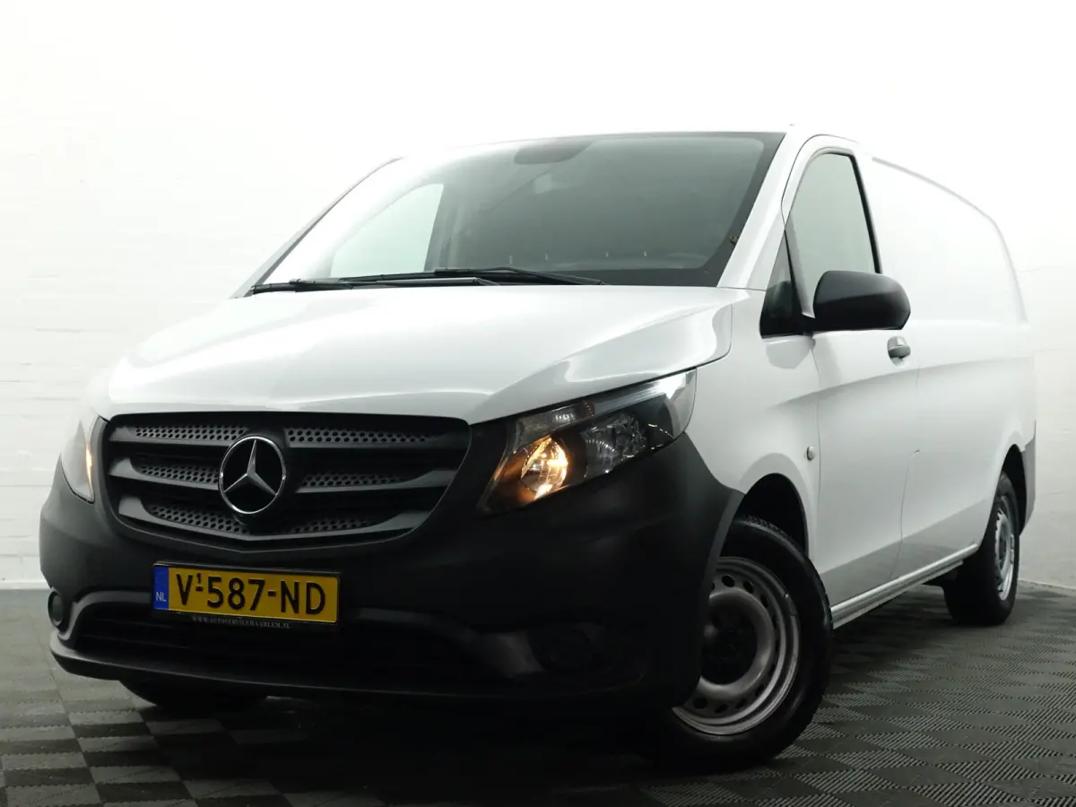 114 CDI Lang Ambition Aut- 3 Pers, Navi, Clima, Camera, Cruise, Dynamic Select, Grijs Kenteken