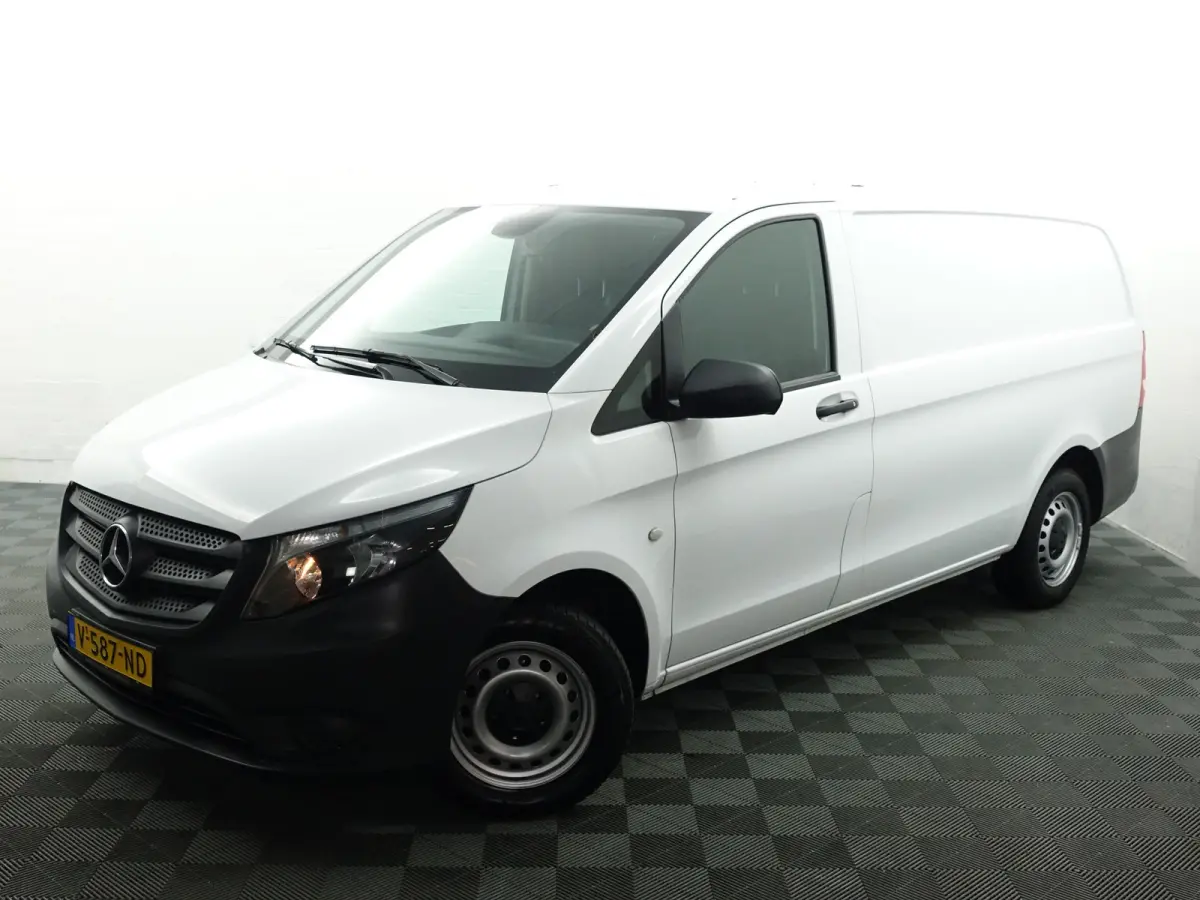 114 CDI Lang Ambition Aut- 3 Pers, Navi, Clima, Camera, Cruise, Dynamic Select, Grijs Kenteken