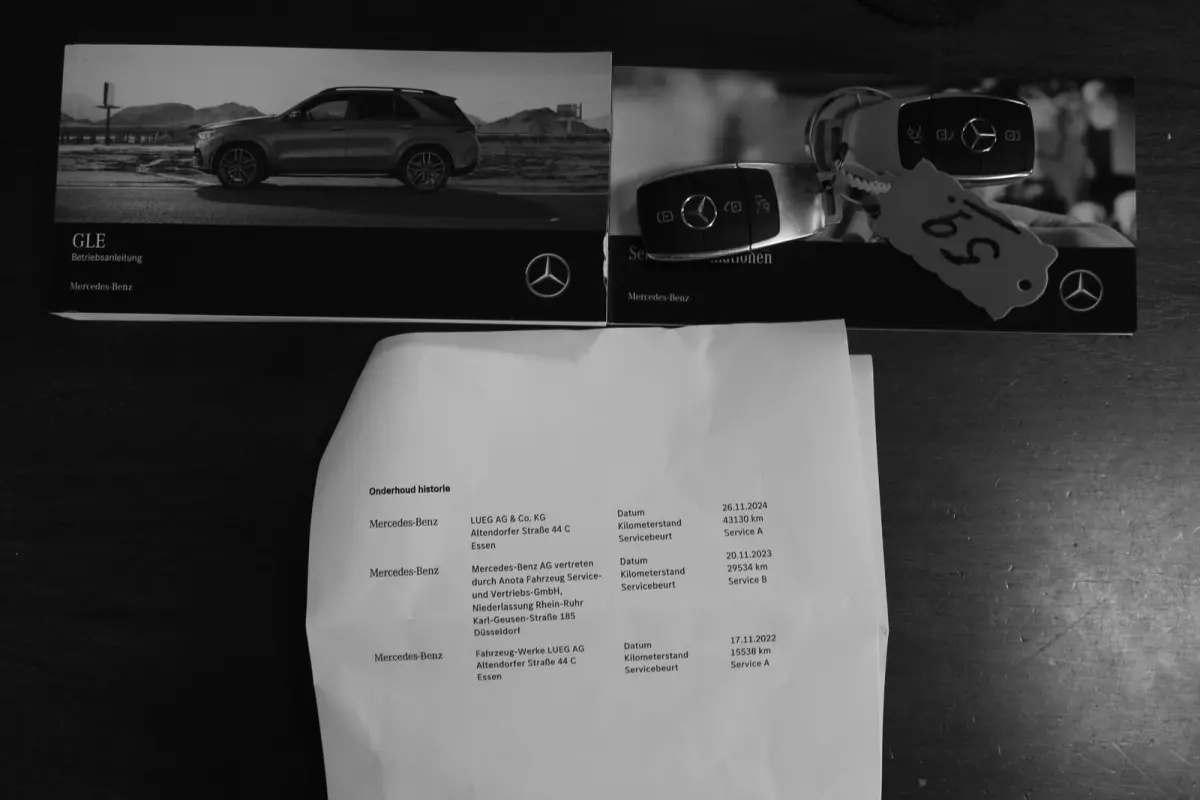 350 e PHEV Plug in 4MATIC AMG*Perfect MB Onderh.*BTW*1ste Eig*Luchtvering/Pano/ACC/360/Stoelverw./Stoelkoeling/MBUX/LED/Elek. Klep/Standkachel/Dodehoek/Rijstrook/Apple Carplay-Android/VOL*