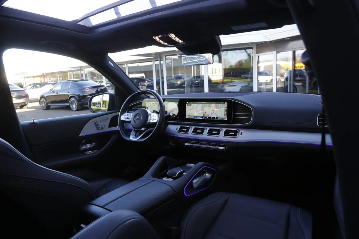 350 e PHEV Plug in 4MATIC AMG*Perfect MB Onderh.*BTW*1ste Eig*Luchtvering/Pano/ACC/360/Stoelverw./Stoelkoeling/MBUX/LED/Elek. Klep/Standkachel/Dodehoek/Rijstrook/Apple Carplay-Android/VOL*