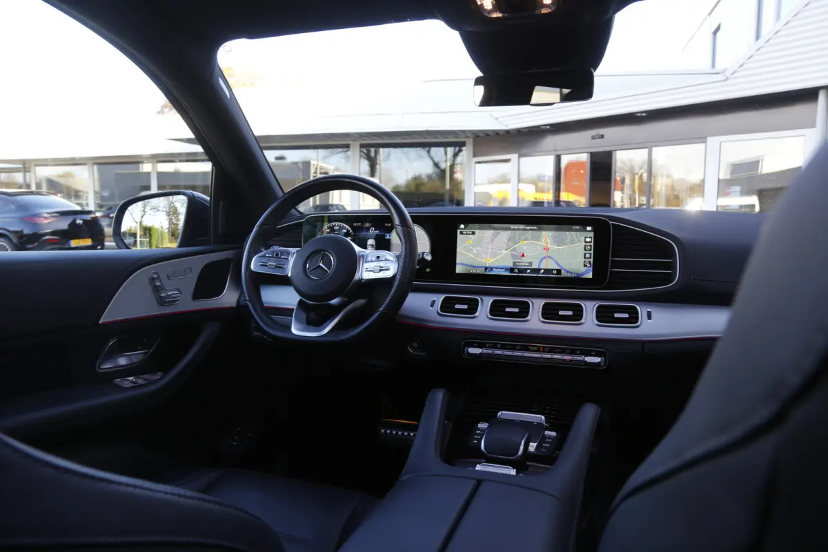 350 e PHEV Plug in 4MATIC AMG*Perfect MB Onderh.*BTW*1ste Eig*Luchtvering/Pano/ACC/360/Stoelverw./Stoelkoeling/MBUX/LED/Elek. Klep/Standkachel/Dodehoek/Rijstrook/Apple Carplay-Android/VOL*