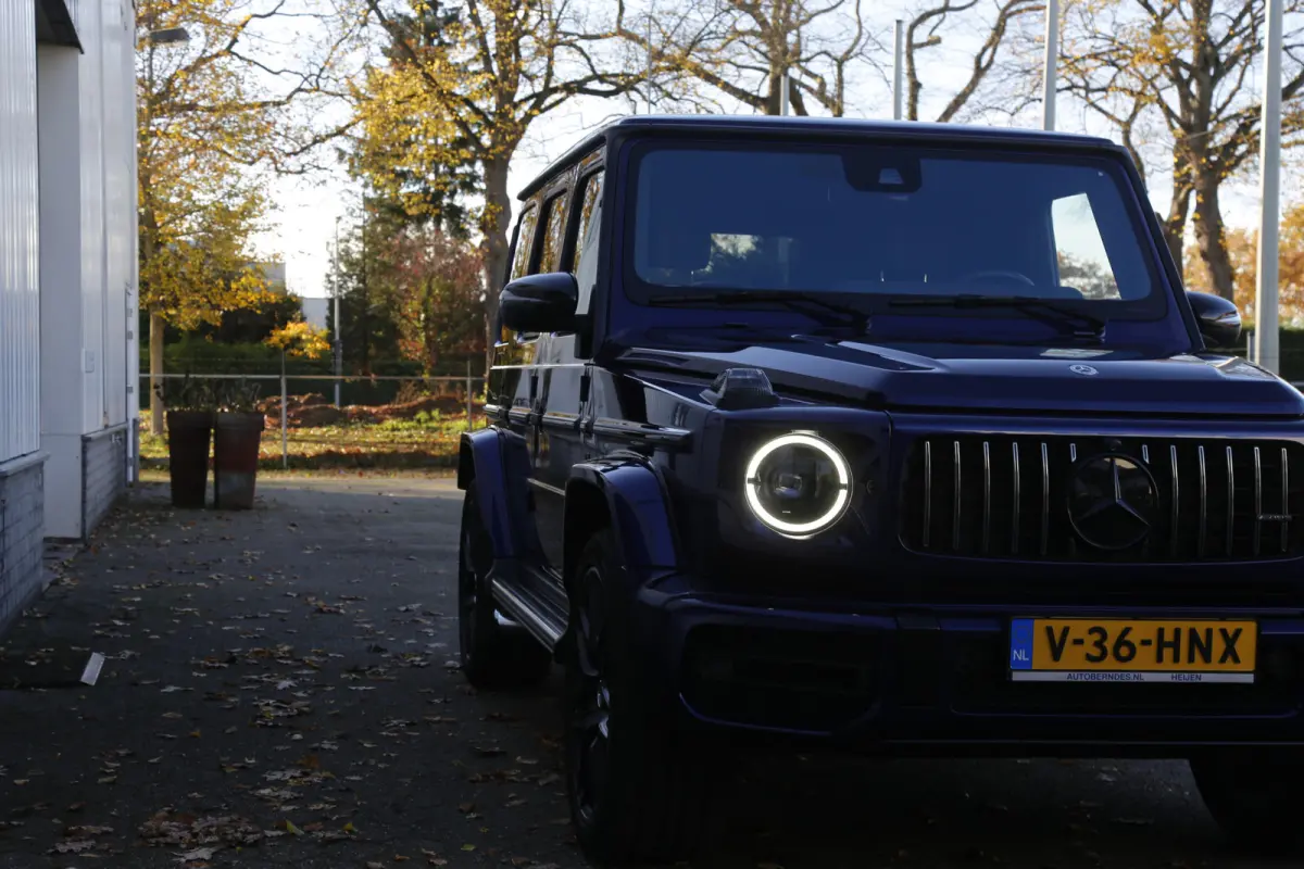 AMG 63 Grijs kenteken*MB Fabrieksgar.t/m02-2029!*Mystic Blue*Drivers package/Ride Control/Sportuitlaat/Nappa/Massage/ACC/Dak/Night II/22 inch/VOL*