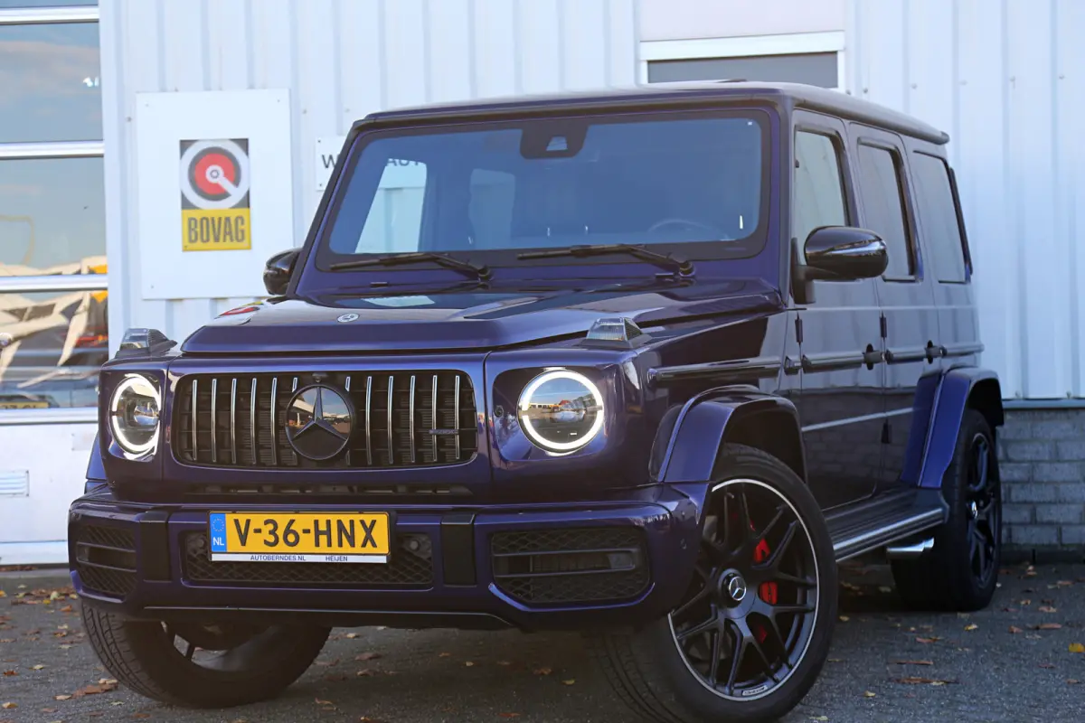 AMG 63 Grijs kenteken*MB Fabrieksgar.t/m02-2029!*Mystic Blue*Drivers package/Ride Control/Sportuitlaat/Nappa/Massage/ACC/Dak/Night II/22 inch/VOL*