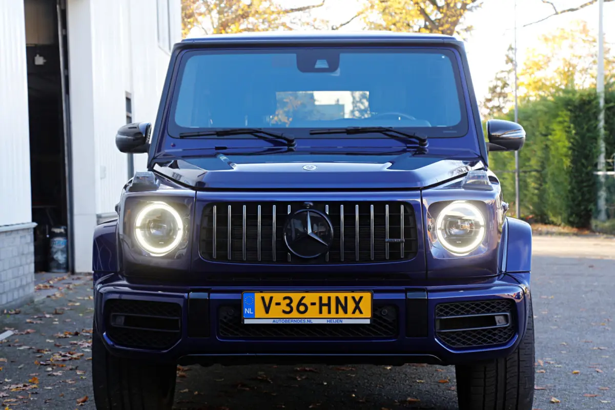 AMG 63 Grijs kenteken*MB Fabrieksgar.t/m02-2029!*Mystic Blue*Drivers package/Ride Control/Sportuitlaat/Nappa/Massage/ACC/Dak/Night II/22 inch/VOL*