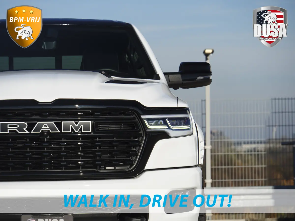 | 1500 | Limited | 3.0L Twin-Turbo I6 | High Output | Passenger Display | 14,4 Touch Screen | Harman Kardon | RAMBOX Getoonde accessoires zijn verkrijgbaar tegen meerprijs