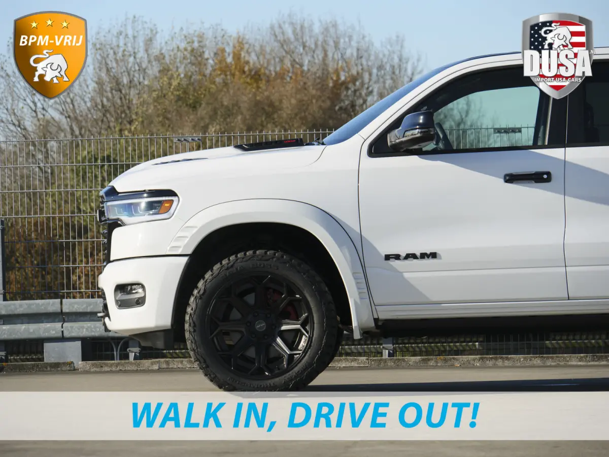 | 1500 | Limited | 3.0L Twin-Turbo I6 | High Output | Passenger Display | 14,4 Touch Screen | Harman Kardon | RAMBOX Getoonde accessoires zijn verkrijgbaar tegen meerprijs