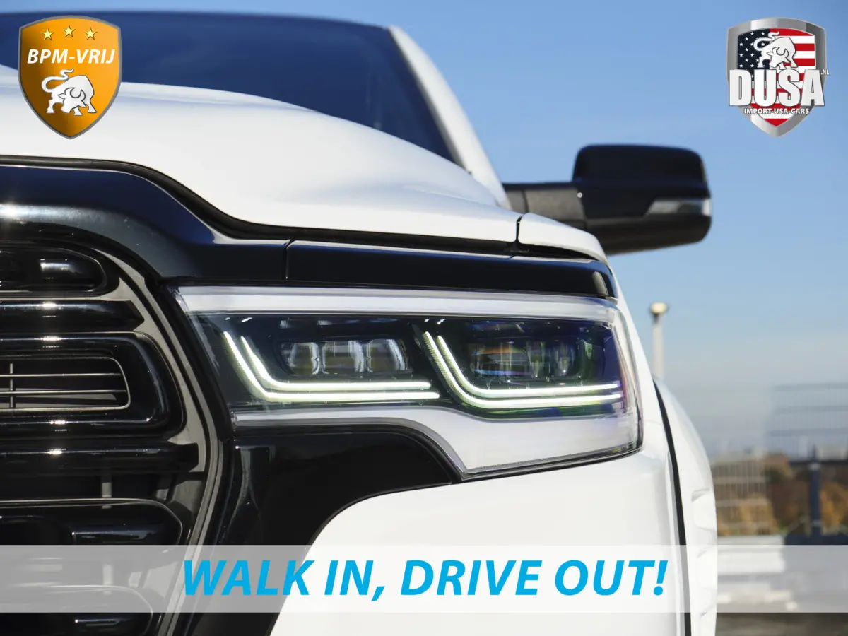 | 1500 | Limited | 3.0L Twin-Turbo I6 | High Output | Passenger Display | 14,4 Touch Screen | Harman Kardon | RAMBOX Getoonde accessoires zijn verkrijgbaar tegen meerprijs